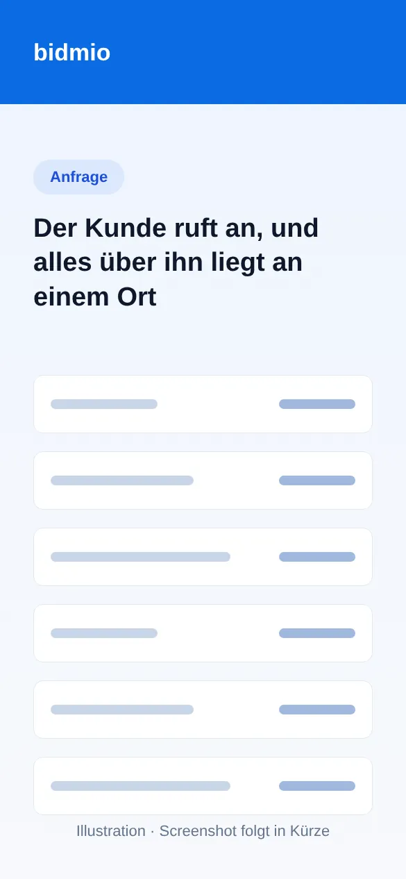 Kundenkarte von Sabine und Thomas Wagner mit dem Projekt Neues Dach, Kassel auf dem Handy