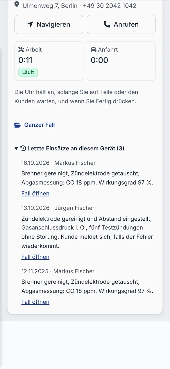 Letzte drei Einsätze am Kessel im Ulmenweg 7 von Markus Fischer und Jürgen Fischer